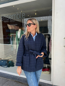 Sofie Schnoor - Heva Jacket - Navy Check