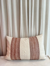 Load image into Gallery viewer, Household Hardware - Wool Pillow - Brown Stripes