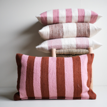 Load image into Gallery viewer, Household Hardware - Wool Pillow - Brown Stripes