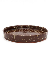 Load image into Gallery viewer, Household Hardware - Spongeware Bowl - Brown Spots