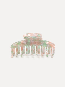 Les Soeurs - Hairclip Round Large - Pink Green