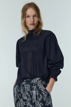 Load image into Gallery viewer, The New Society - Venus Blouse - Navy