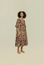 Load image into Gallery viewer, OAS - Kalahara Dress Linen - Papaya