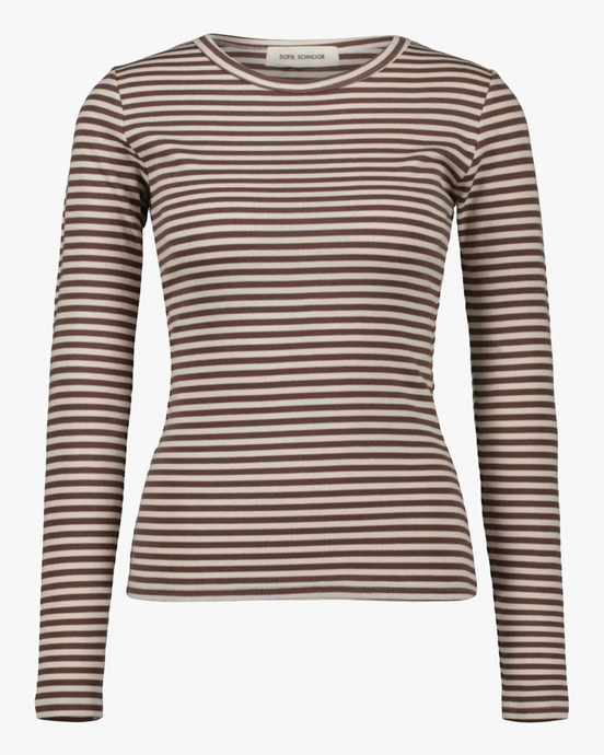 Sofie Schnoor - Petricia Stripe Tee - Brown