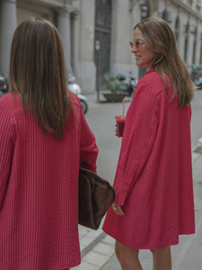 Les soeurs - Blake Dress - Pink Red