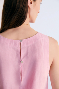 The New Society - Hera Top - Hibiscus