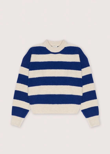 The New Society - Atlanta Jumper - Blue Stripe