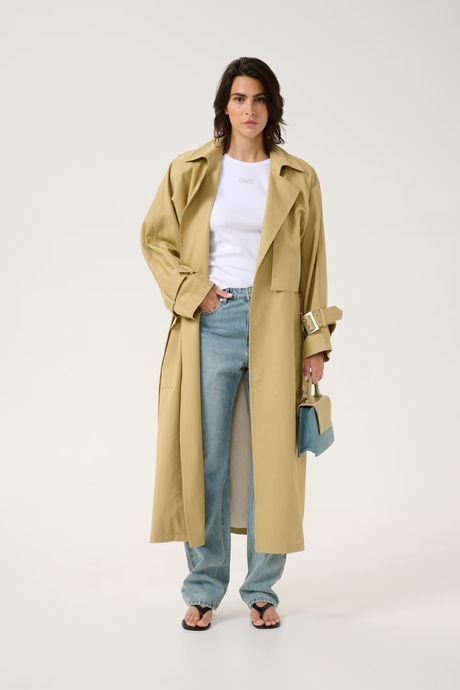 Gestuz - Souri Trench - Yellow Beige