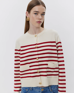 Sofie Schnoor - Elica Cardigan - Rood Streep