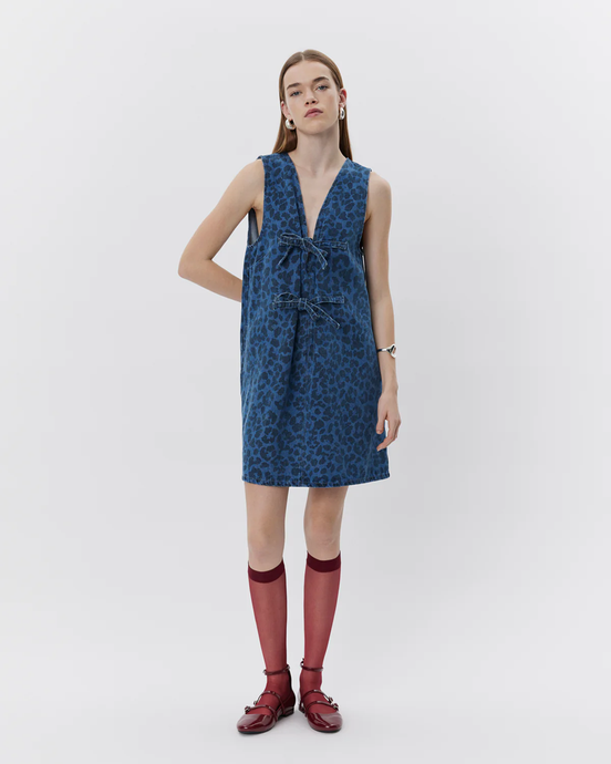 Sofie Schnoor - Ingrid Dress - Denim Leo