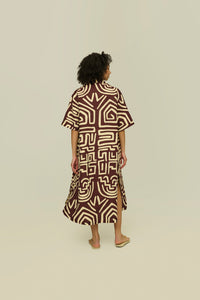 OAS - Kalahara Dress Linen - Papaya
