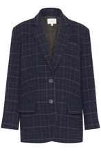 Load image into Gallery viewer, Gestuz - Cabrie Blazer - Navy Check