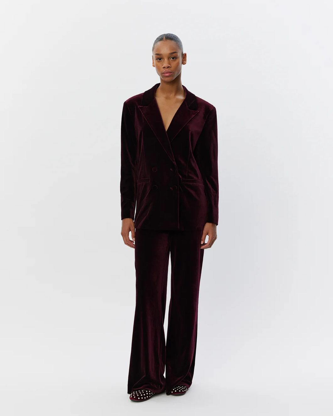 Sofie Schnoor - Valo Trousers - Burgundy